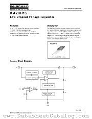 KA78R15 datasheet pdf Fairchild Semiconductor