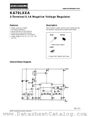 KA79L05A datasheet pdf Fairchild Semiconductor