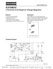 KA79M05 datasheet pdf Fairchild Semiconductor