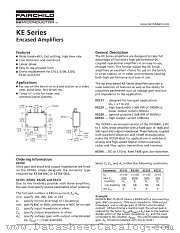 KE103 datasheet pdf Fairchild Semiconductor