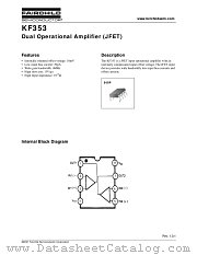 KF353 datasheet pdf Fairchild Semiconductor