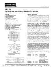 KH200 datasheet pdf Fairchild Semiconductor