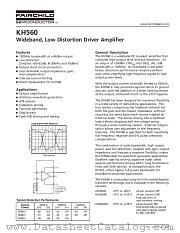 KH560 datasheet pdf Fairchild Semiconductor