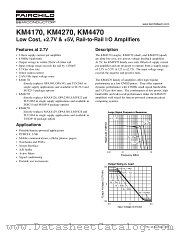 KM4470 datasheet pdf Fairchild Semiconductor