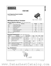 KSA1298 datasheet pdf Fairchild Semiconductor