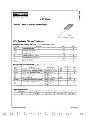 KSC2688 datasheet pdf Fairchild Semiconductor