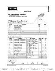 KSC3569 datasheet pdf Fairchild Semiconductor