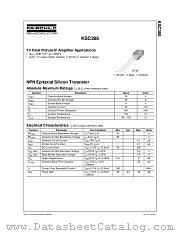 KSC388 datasheet pdf Fairchild Semiconductor