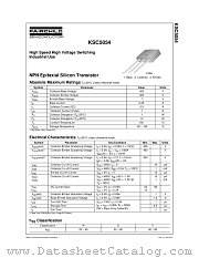KSC5054 datasheet pdf Fairchild Semiconductor