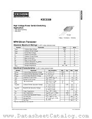 KSC5338 datasheet pdf Fairchild Semiconductor