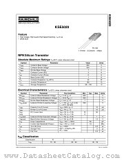 KSE5020 datasheet pdf Fairchild Semiconductor