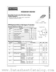 KSE801 datasheet pdf Fairchild Semiconductor