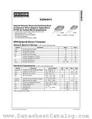 KSH44H11 datasheet pdf Fairchild Semiconductor
