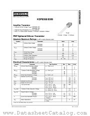 KSP8598 datasheet pdf Fairchild Semiconductor
