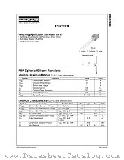 KSR2009 datasheet pdf Fairchild Semiconductor