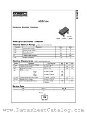 KST14 datasheet pdf Fairchild Semiconductor