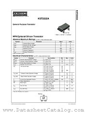 KST2222A datasheet pdf Fairchild Semiconductor