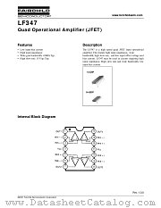 LF347 datasheet pdf Fairchild Semiconductor