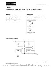 LM317L datasheet pdf Fairchild Semiconductor