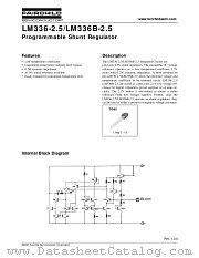 LM336BX25 datasheet pdf Fairchild Semiconductor