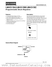 LM431SA datasheet pdf Fairchild Semiconductor