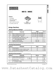 MB6S datasheet pdf Fairchild Semiconductor
