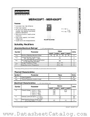 MBR4045PT datasheet pdf Fairchild Semiconductor