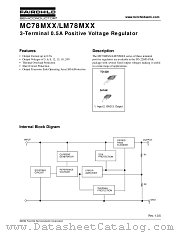 MC78M08 datasheet pdf Fairchild Semiconductor