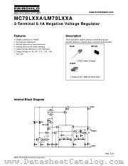 MC79L05A datasheet pdf Fairchild Semiconductor