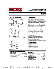 MCT5200 datasheet pdf Fairchild Semiconductor
