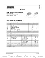 MJD210 datasheet pdf Fairchild Semiconductor