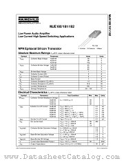 MJE180 datasheet pdf Fairchild Semiconductor