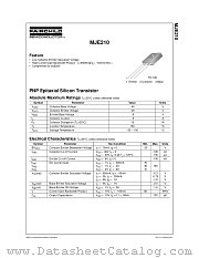 MJE210 datasheet pdf Fairchild Semiconductor