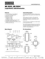 ML2003C datasheet pdf Fairchild Semiconductor