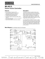 ML4812 datasheet pdf Fairchild Semiconductor