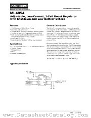 ML4854 datasheet pdf Fairchild Semiconductor