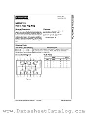 MM74C174 datasheet pdf Fairchild Semiconductor