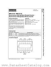 MM74C192 datasheet pdf Fairchild Semiconductor