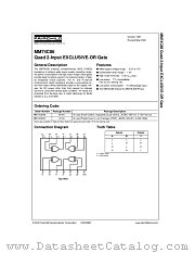 MM74C86 datasheet pdf Fairchild Semiconductor