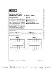 MM74C90 datasheet pdf Fairchild Semiconductor