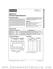 MM74HC151 datasheet pdf Fairchild Semiconductor