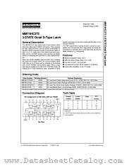 MM74HC373 datasheet pdf Fairchild Semiconductor