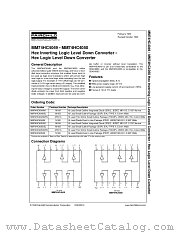 MM74HC4049 datasheet pdf Fairchild Semiconductor