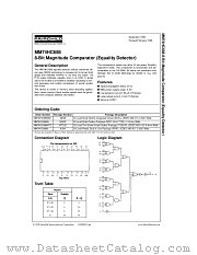 MM74HC688 datasheet pdf Fairchild Semiconductor