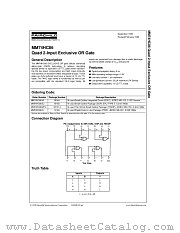 MM74HC86 datasheet pdf Fairchild Semiconductor