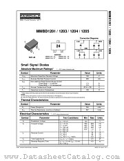 MMBD1201 datasheet pdf Fairchild Semiconductor