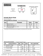 MMBD301 datasheet pdf Fairchild Semiconductor