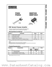 MMBT200 datasheet pdf Fairchild Semiconductor