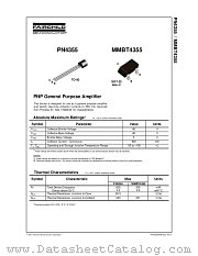 MMBT4355 datasheet pdf Fairchild Semiconductor