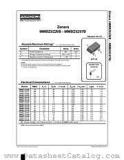 MMBZ5231B datasheet pdf Fairchild Semiconductor